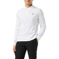 Lacoste Men's L1312 Long-Sleeve Polo Shirt,White (White 001),2XL (Manufacturer Size: 7)