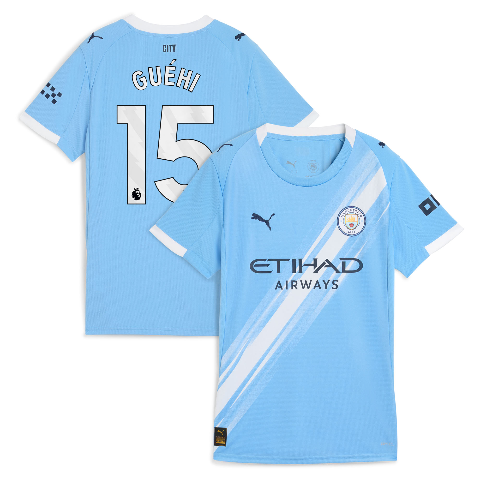Manchester City PUMA Heimtrikot 2025-26 - Damen mit Aufdruck Guéhi 15 Image