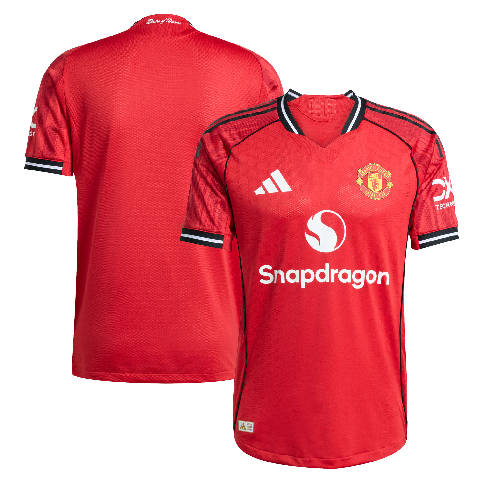 Manchester United adidas Authentic Heimtrikot 2025–26 Image