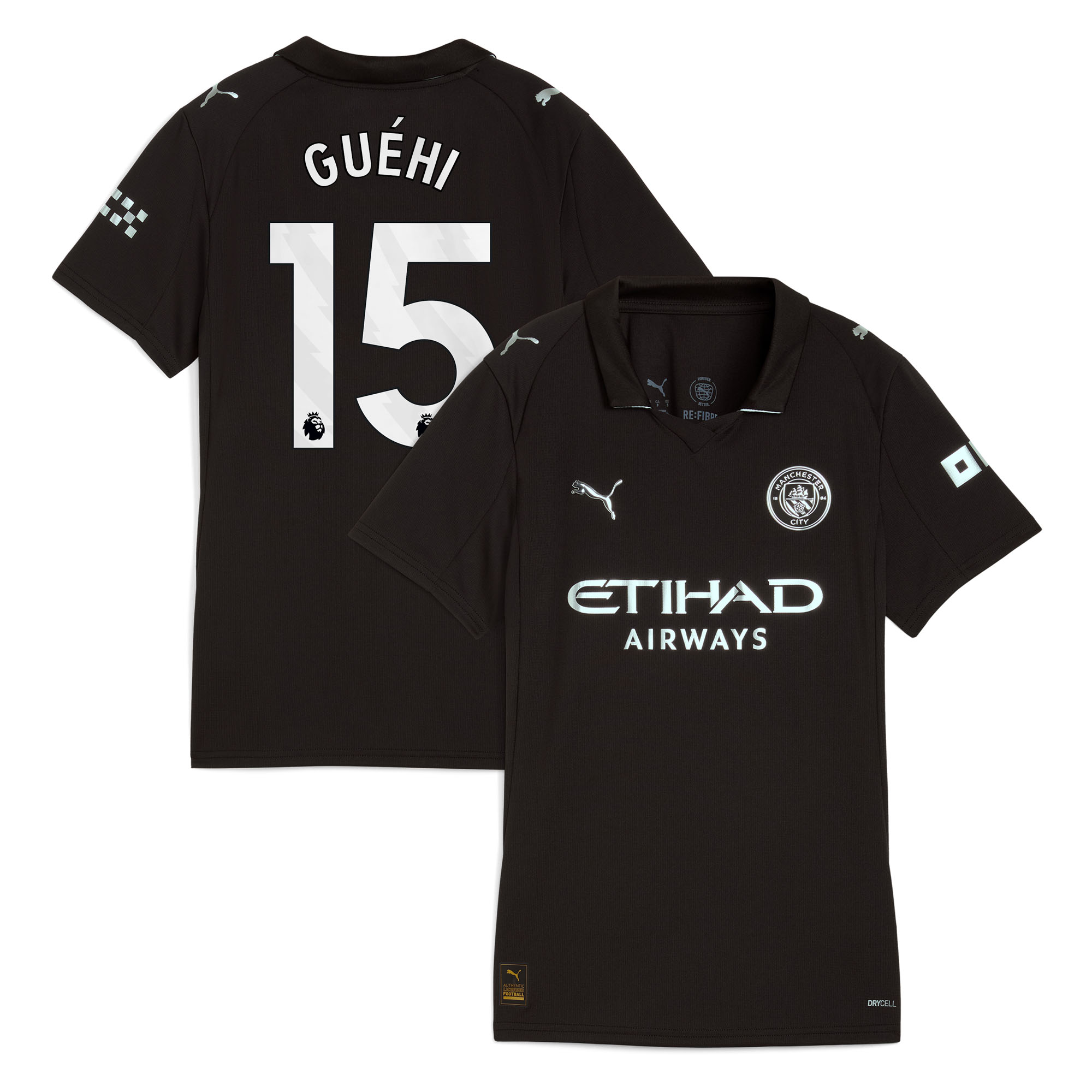 Manchester City PUMA Auswärtstrikot 2025-26 - Damen mit Aufdruck Guéhi 15 Image
