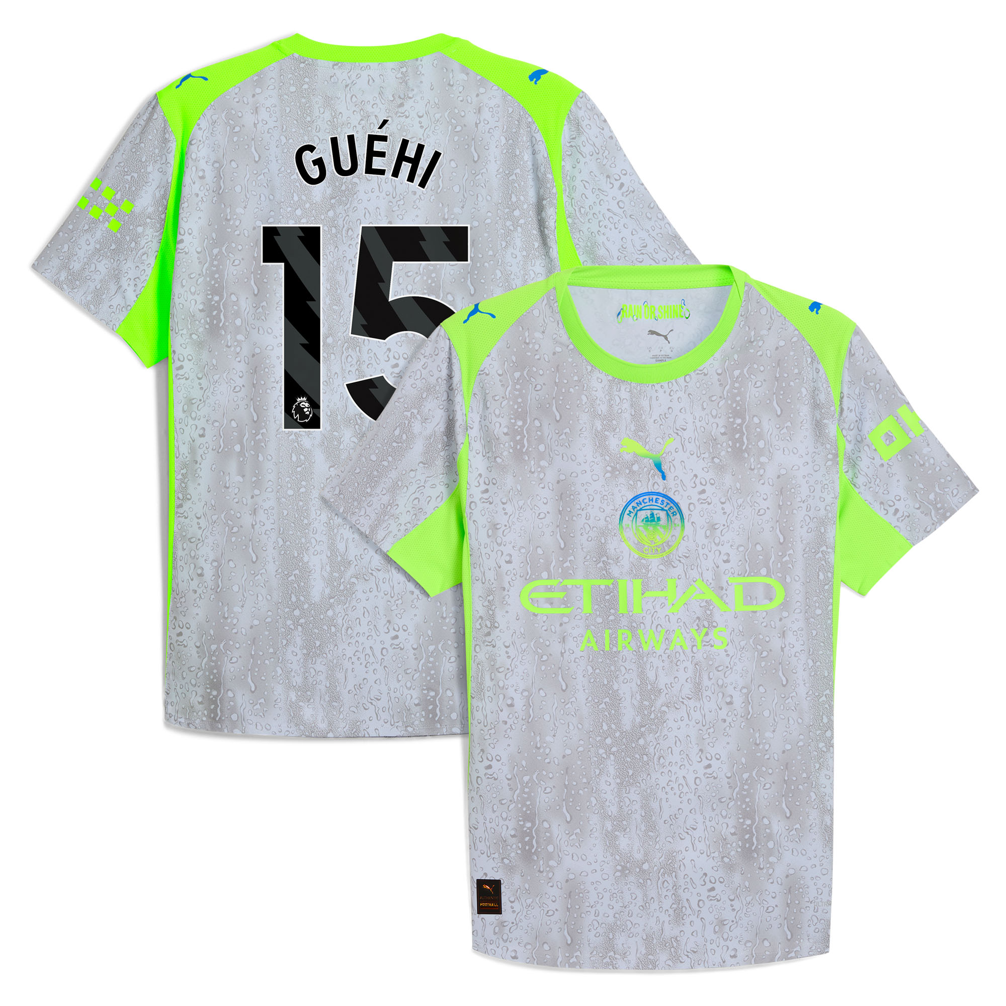 Manchester City PUMA Authentic Ausweichtrikot 2025-26 mit Aufdruck Guéhi 15 Image