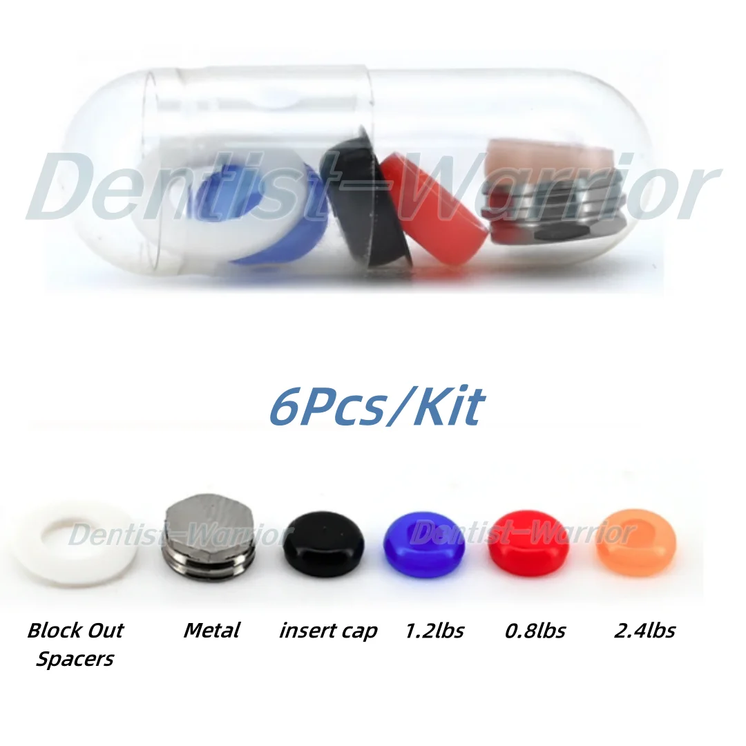 Zahnimplantat-Retentionskappen, abnehmbare Einführungsextraktion, universeller Locator, Kernabutment, Overdenture-Aufsatz, 6 Stück/Set Image
