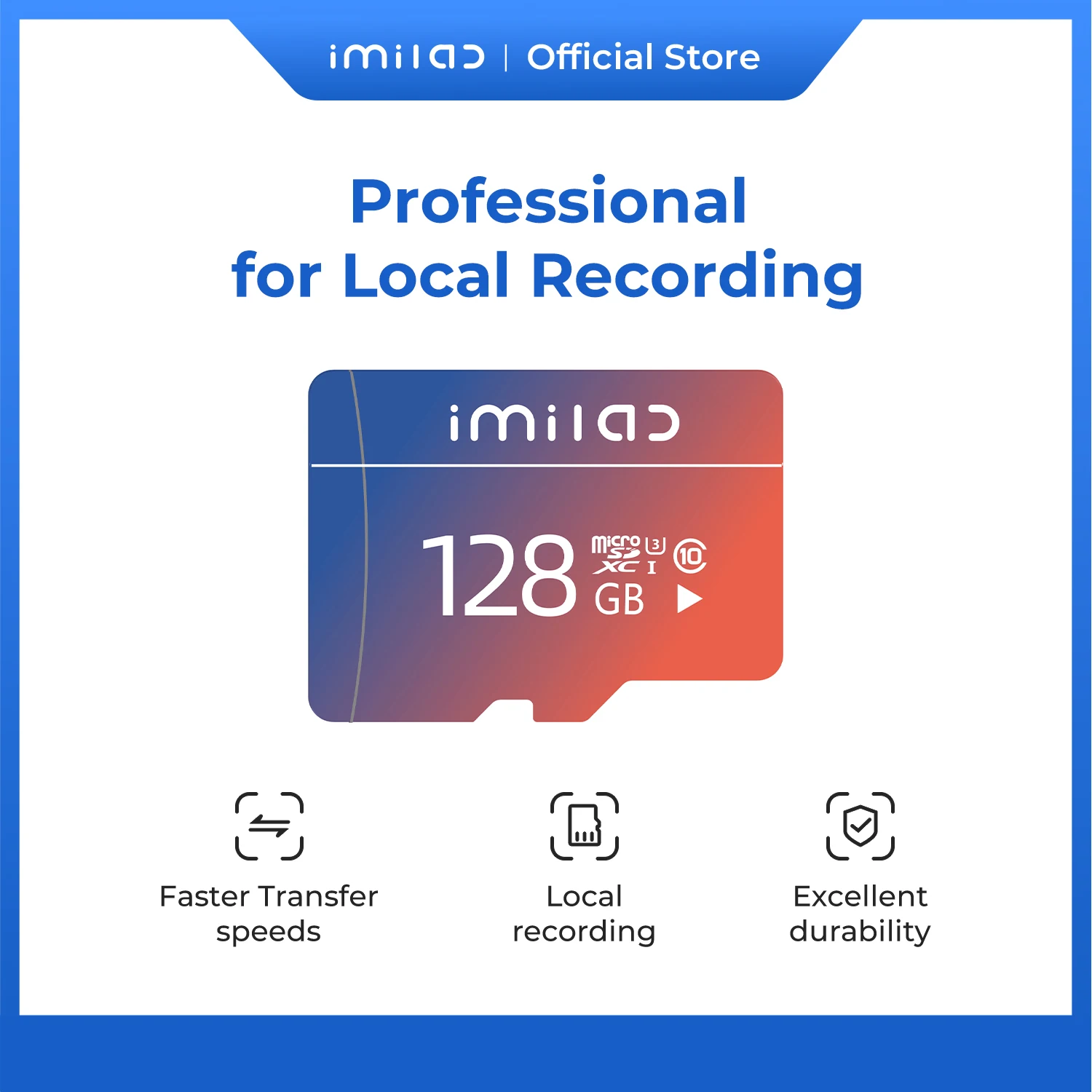 IMILAB Micro SD Karte 32G 64G 128G Videoüberwachungs-Speicherkarte für Kamera Image