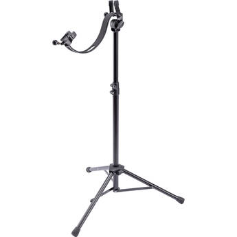 K&M 14765 Electric Guitar Performer Stand (Clamp Width 1.54 to 2.36") 14765.000.55