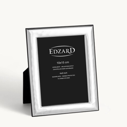 Fotorahmen Montella (10x15 cm), edel versilbert, anlaufgeschützt, mit Holzdekor-Rücken Image