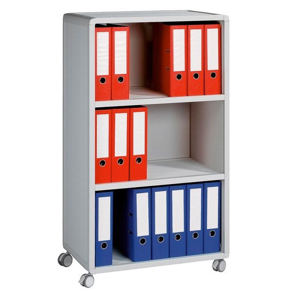 Paperflow Bürowagen »Mobil« 4 Ebenen grau