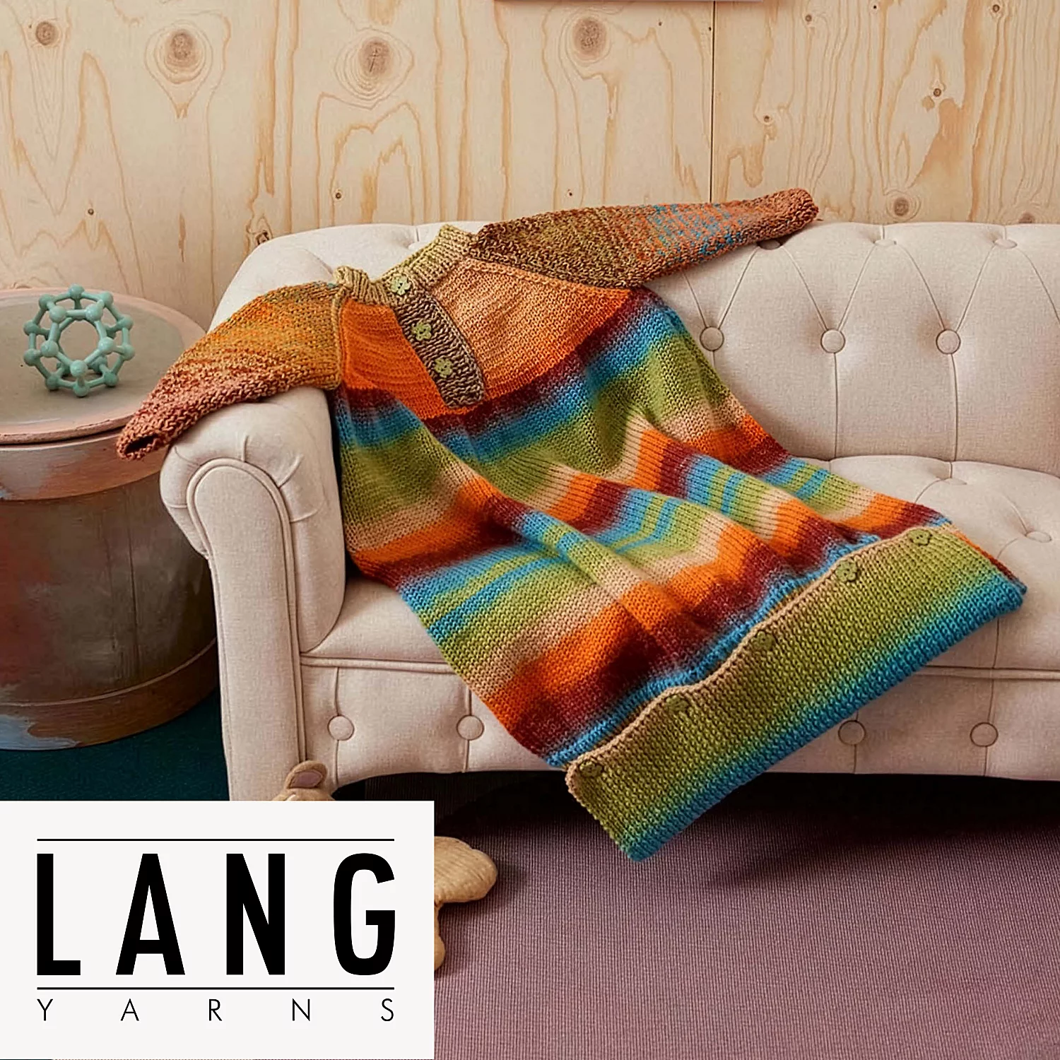 Strickanleitung – Strampelsack Elli aus Lang Yarns Merino 200 Bébé Color Image