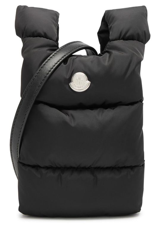 Legere Small Quilted Shell Cross-Body Bag - Black - Moncler Crossbody Bags