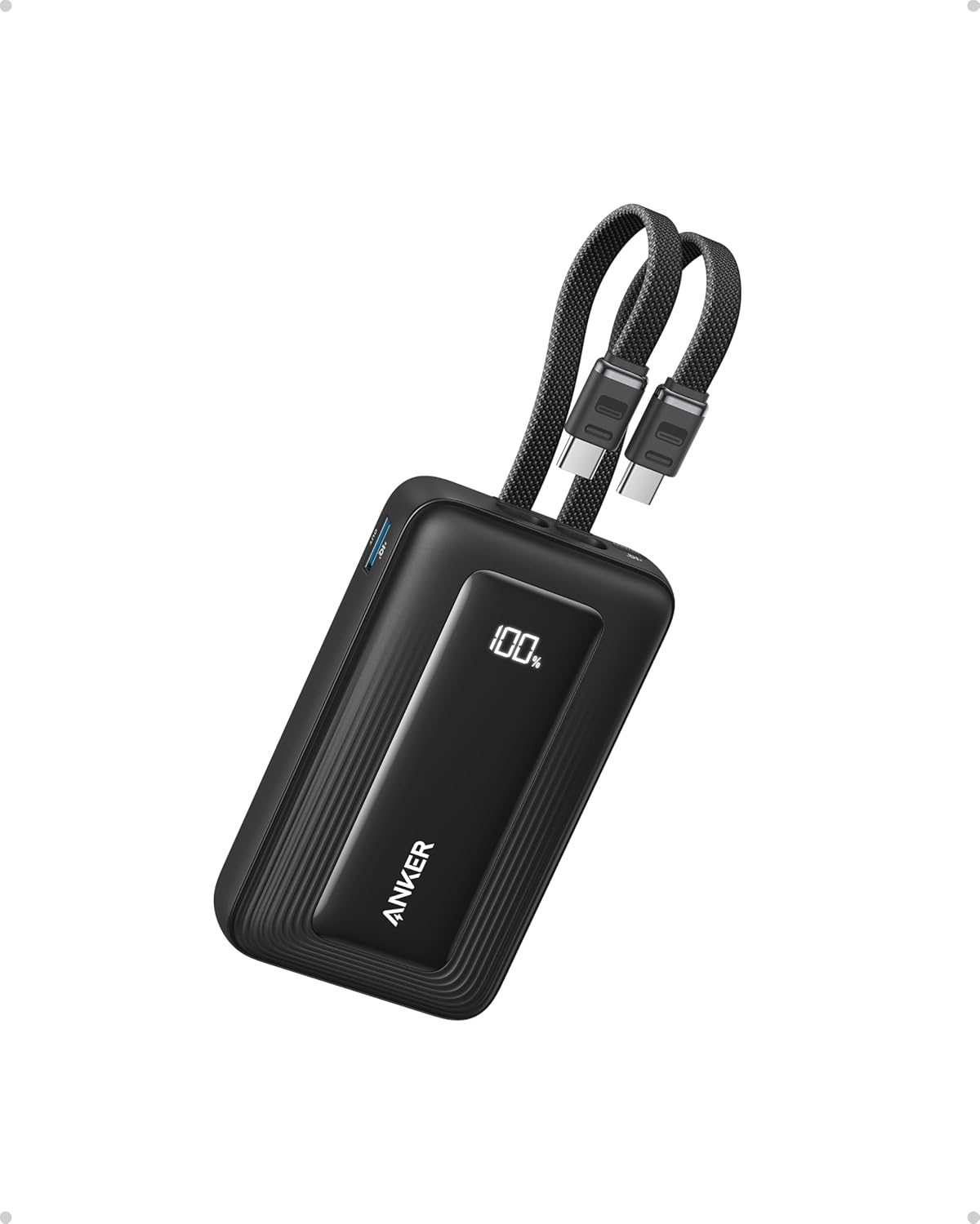 Anker Zolo Powerbank (20K, 45W, zwei integrierte USB-C Kabel) Image