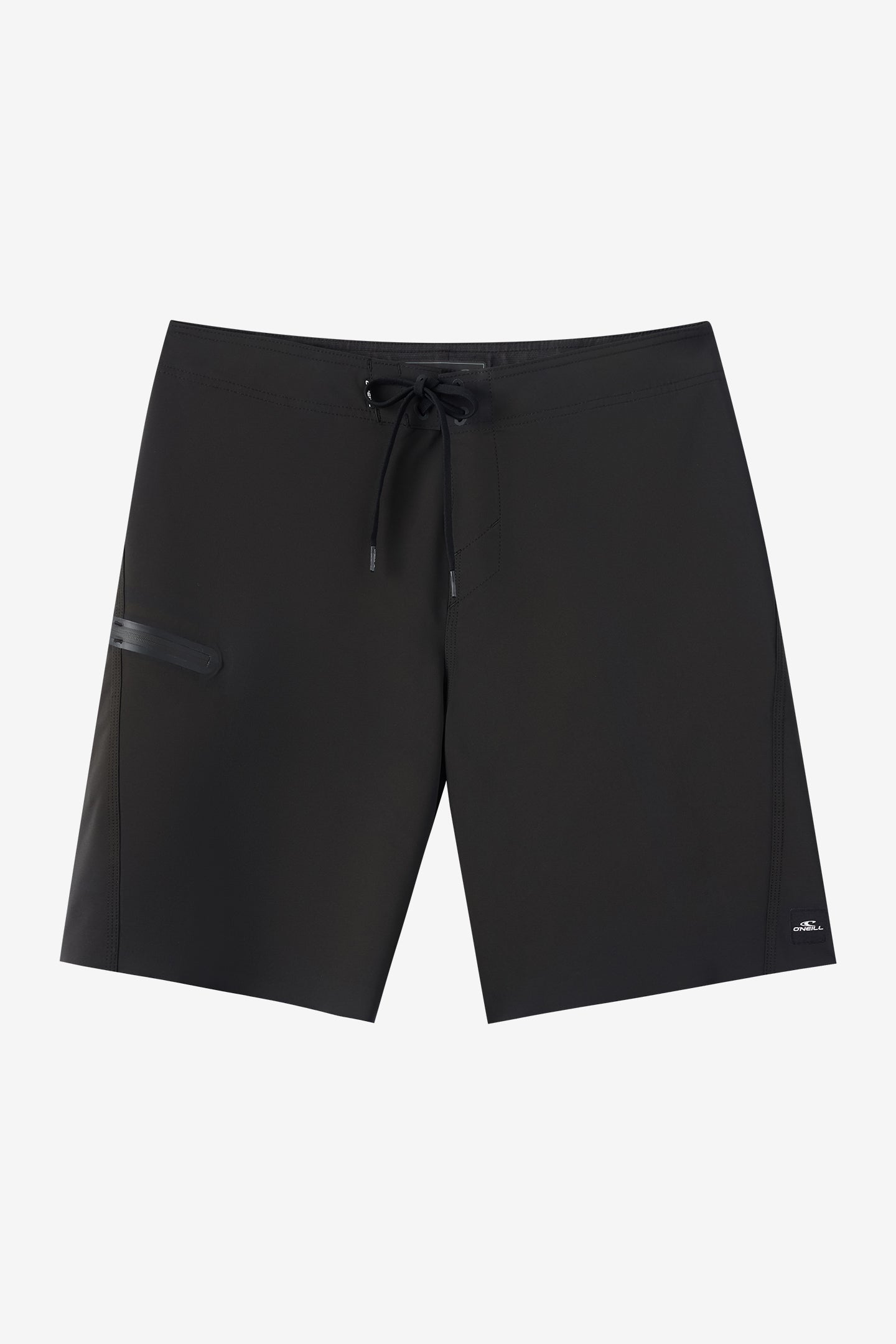 O'Neill Men's Hyperfreak Tech Solid 19"" Board Shorts in Black, Size 31, Elastane/Polyester