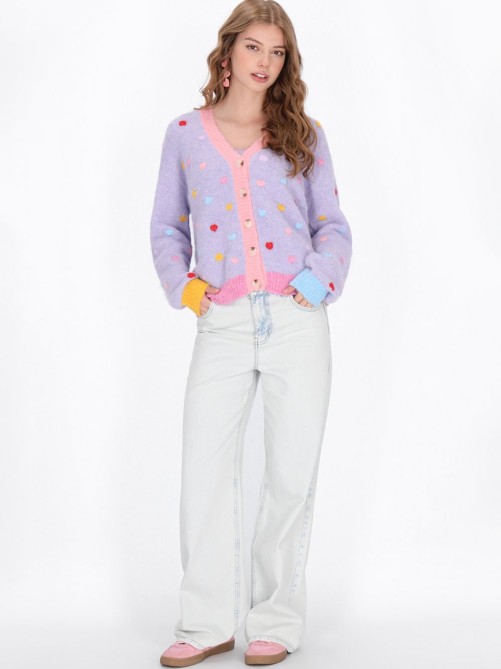 MyMo Strickjacke Damen lila, XL/XXL Image