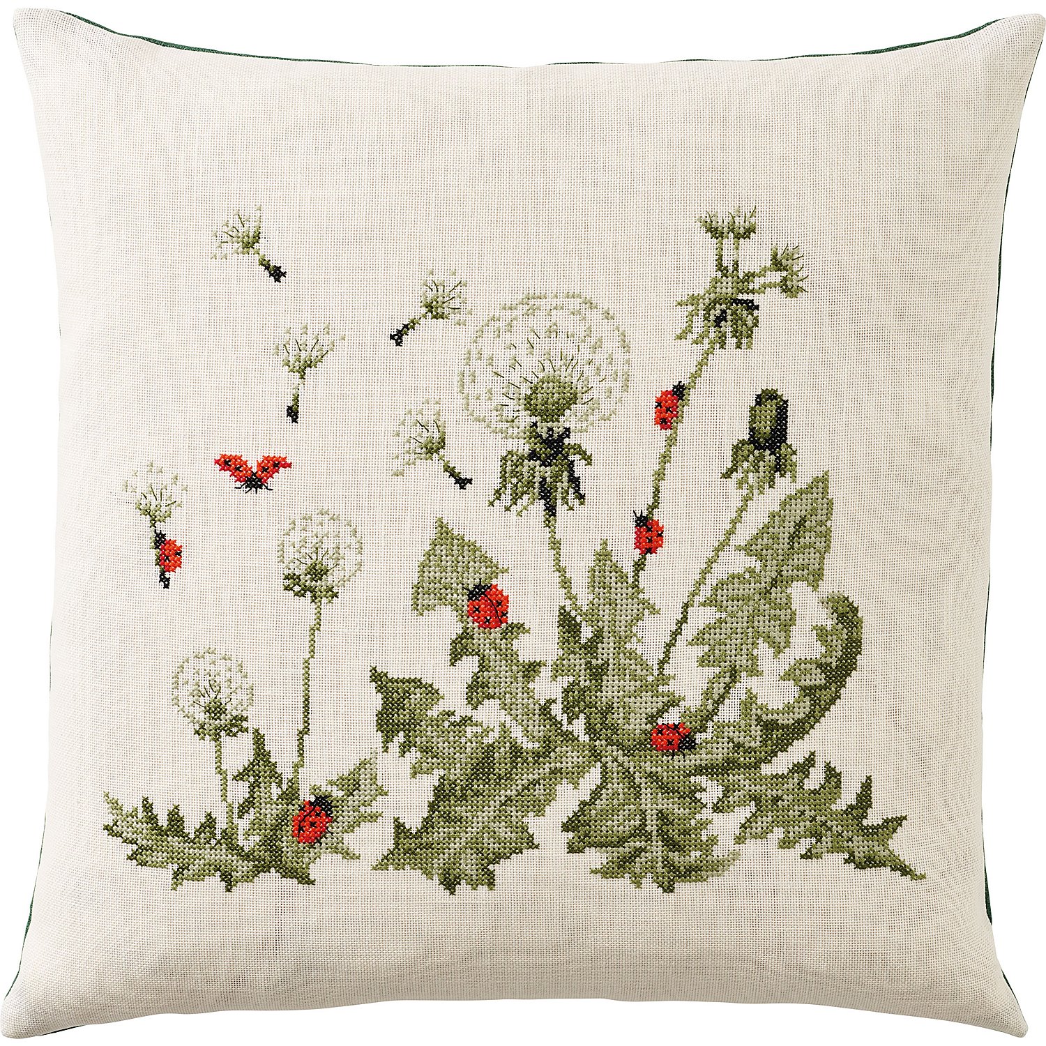 Stickkissen Löwenzahn & Marienkäfer Image