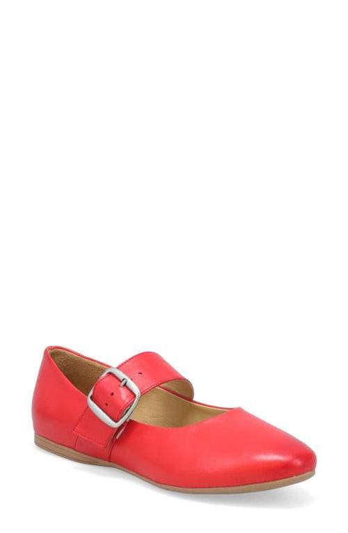 Kaity Mary Jane Flat - Red - Miz Mooz Flats