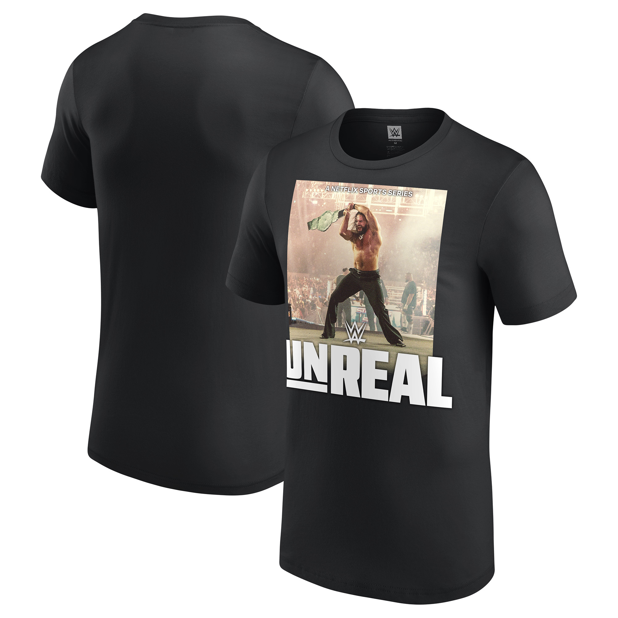 Schwarzes Seth Rollins Unreal T-Shirt für Herren Image