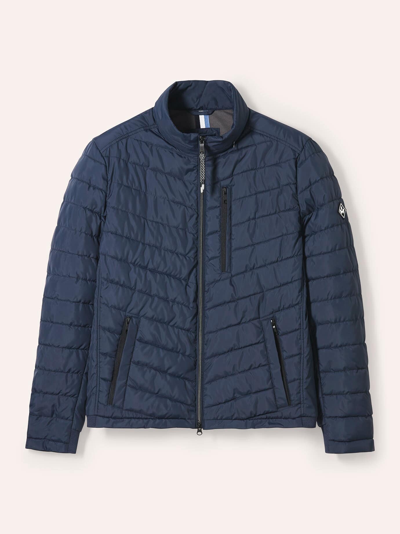 Walbusch Herren Klima Leicht-Steppjacke Blau