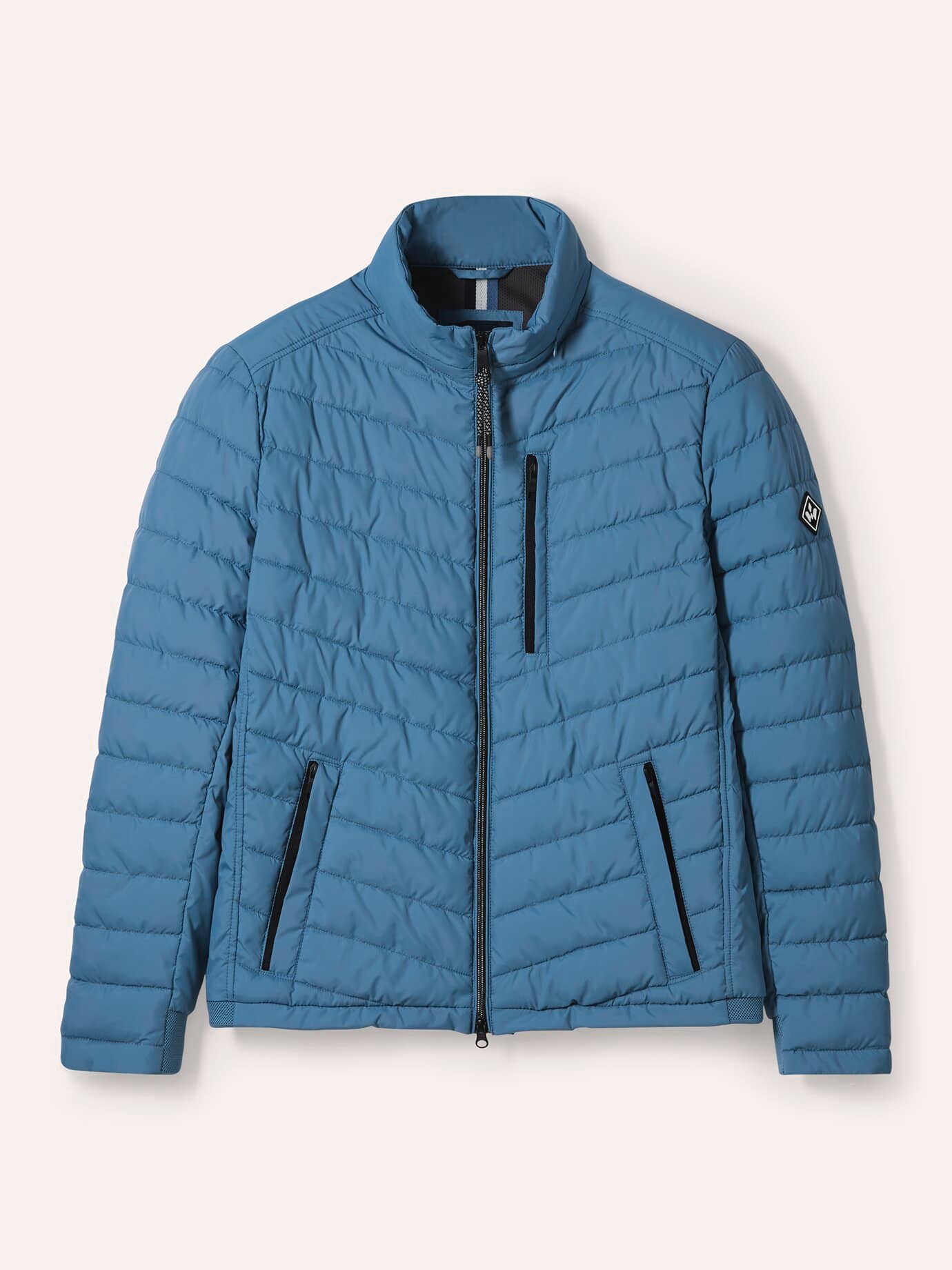 Walbusch Herren Klima Leichtsteppjacke Blau