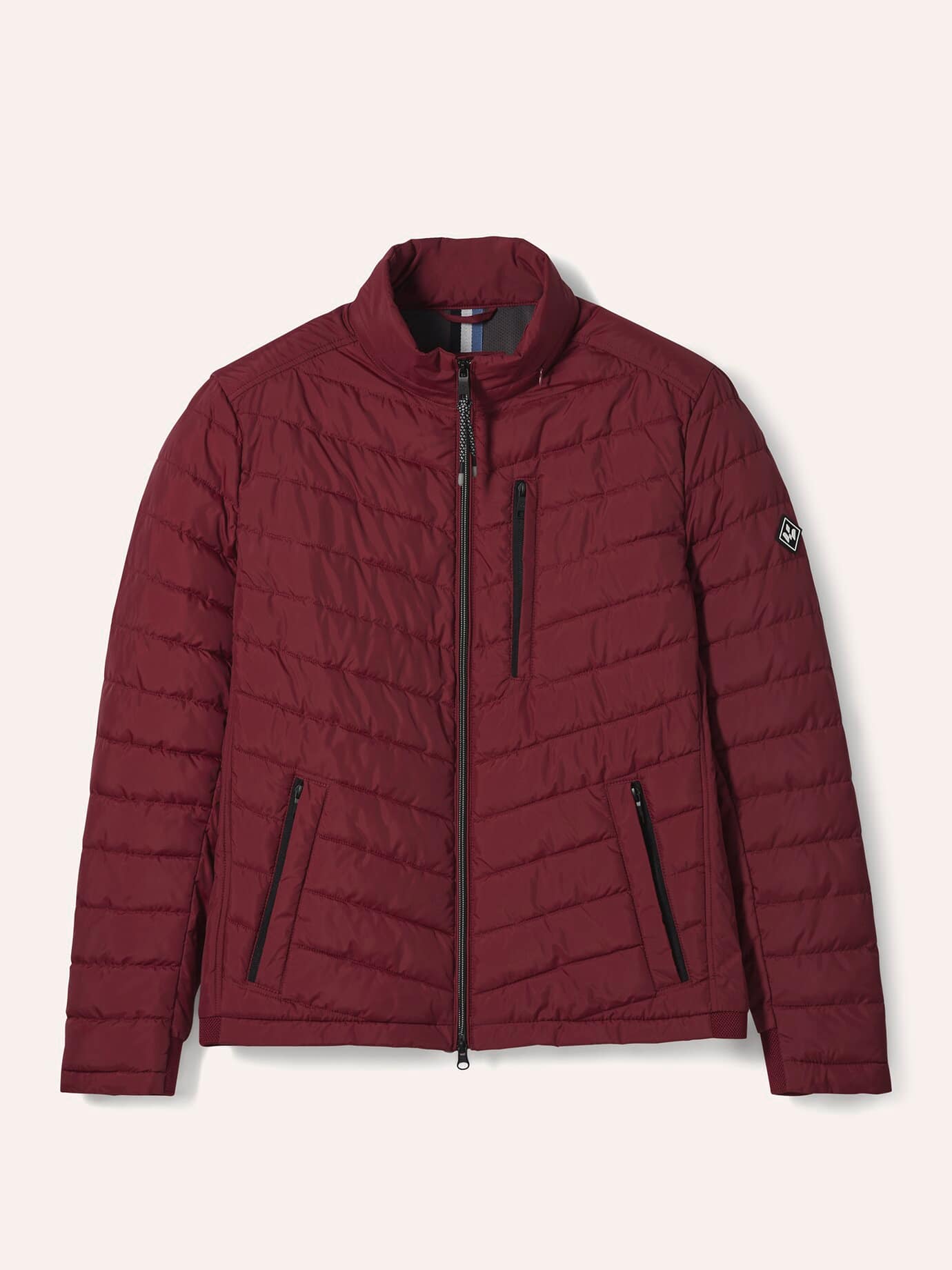 Walbusch Herren Klima Leichtsteppjacke Rot