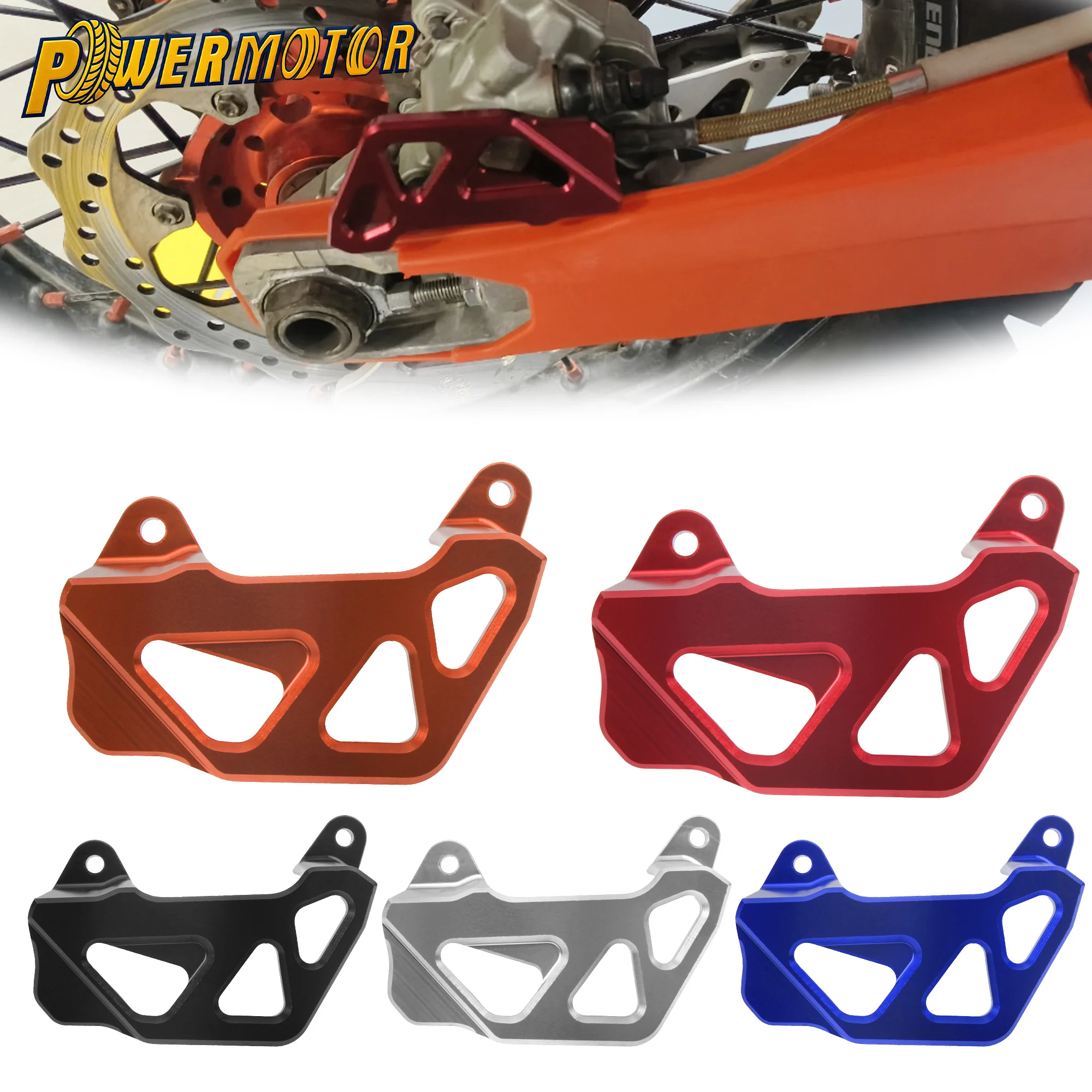 Moto Pinza Posteriore Guard CNC Disco Freno Della Copertura Della Protezione Per KTM EXC EXCF SX SXF XC XCW XCFW 2004-2023 Per Husqvarna TE FE
