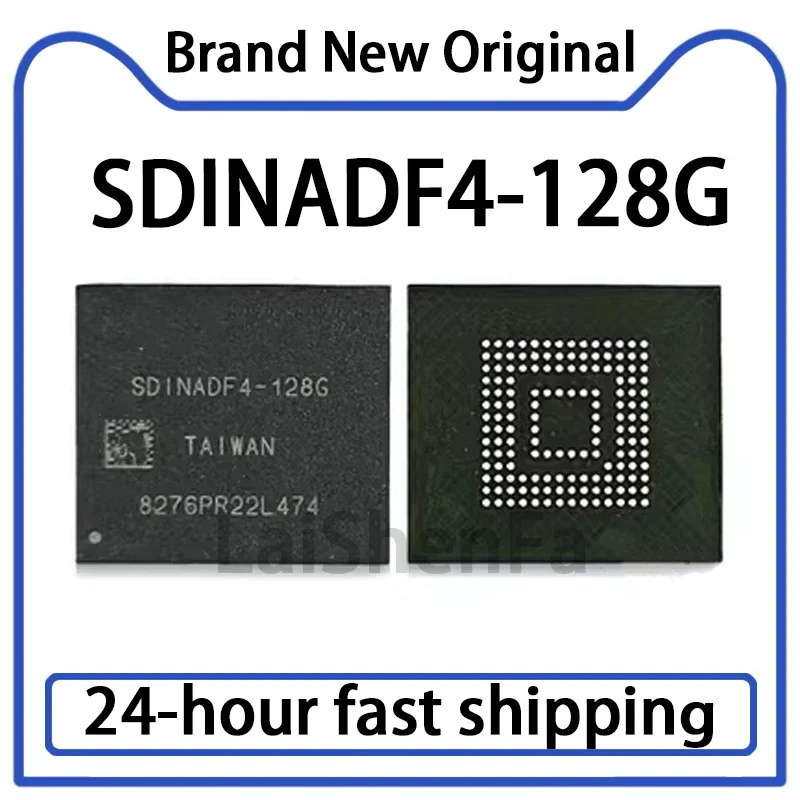 1PCS SDINADF4-128G SDINADF4 64G 32G 16G FBGA153 Paket EMMC 5,0 Speicher Flash Speicher Ist Neue und Original auf Lager Image