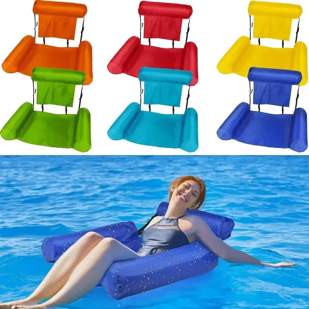 Neue aufblasbare Matratzen Wasser Schwimmbad Zubehör Hängematte Lounge Stühle Pool Float Wassersport Spielzeug Float Matte Pool Spielzeug Image