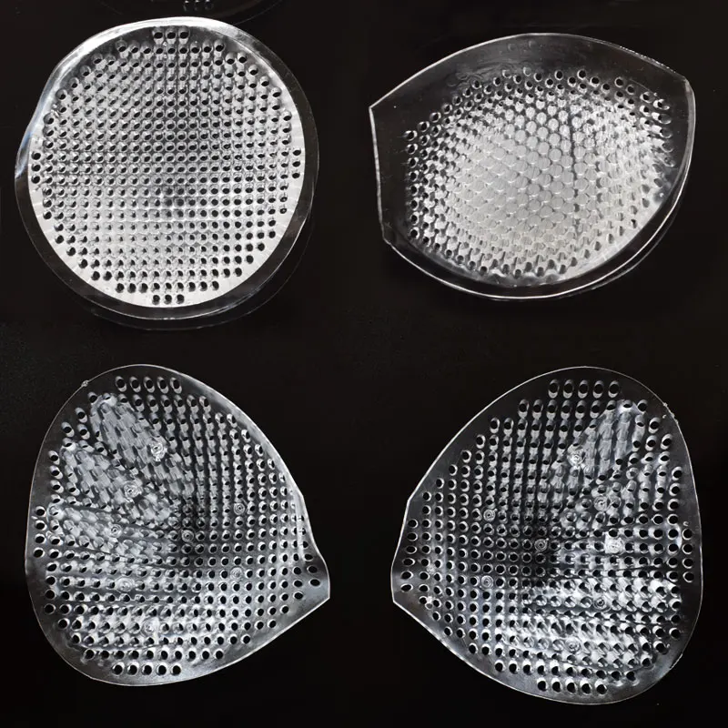 Silikon-Brustvergrößerungseinsätze für Badeanzüge, BHs, Dessous – wasserdichte, atmungsaktive, wiederverwendbare Push-Up-Badeanzüge, transparente Gel-Pads Image