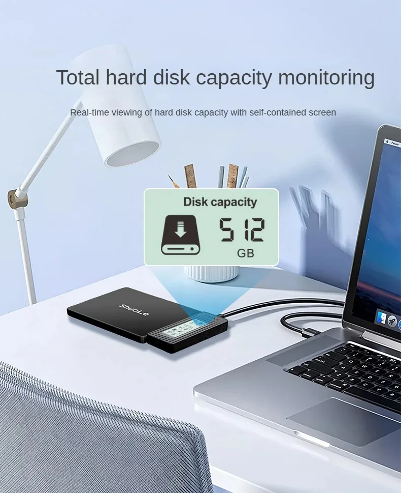 Digitales Easy Drive-Kabel 2,5 ODER 3,5 USB3.2-Anschluss Mechanisches HDD-Solid-State-Konvertierungskabel HDD-Festplattengehäuse Image