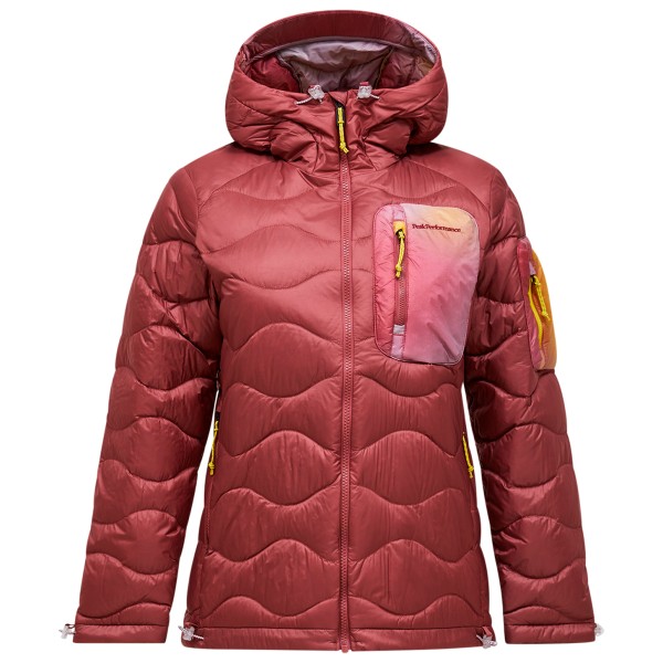 Peak Performance - Women's Aop Helium Utility Down Jacket - Daunenjacke Gr M rot