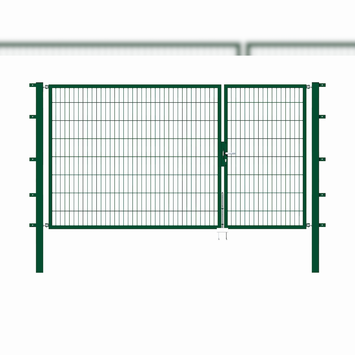 Alberts 646646 Doppeltor Flexo mit Zubehör, grün, Breite 100 + 200 cm, Höhe 160 cm Image