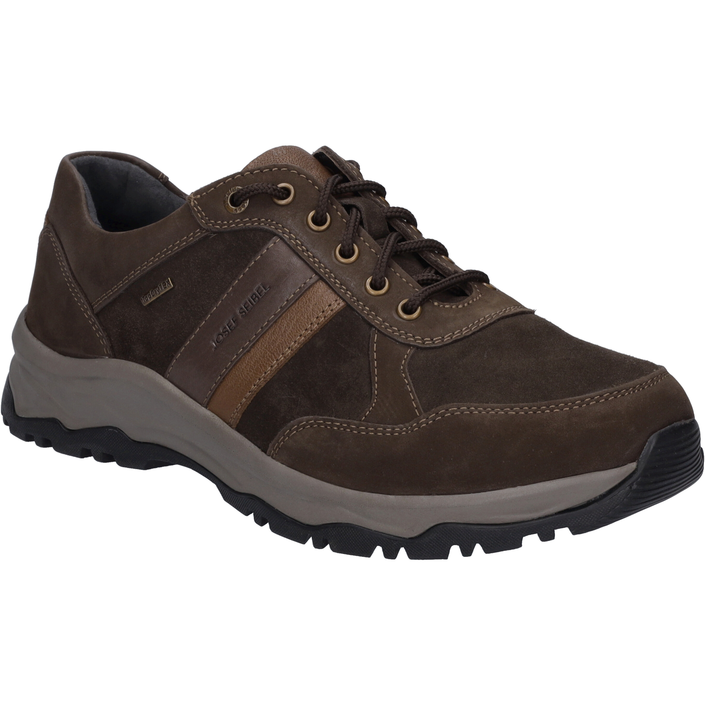 JOSEF SEIBEL Herren Halbschuh Leroy 56 in braun-kombi