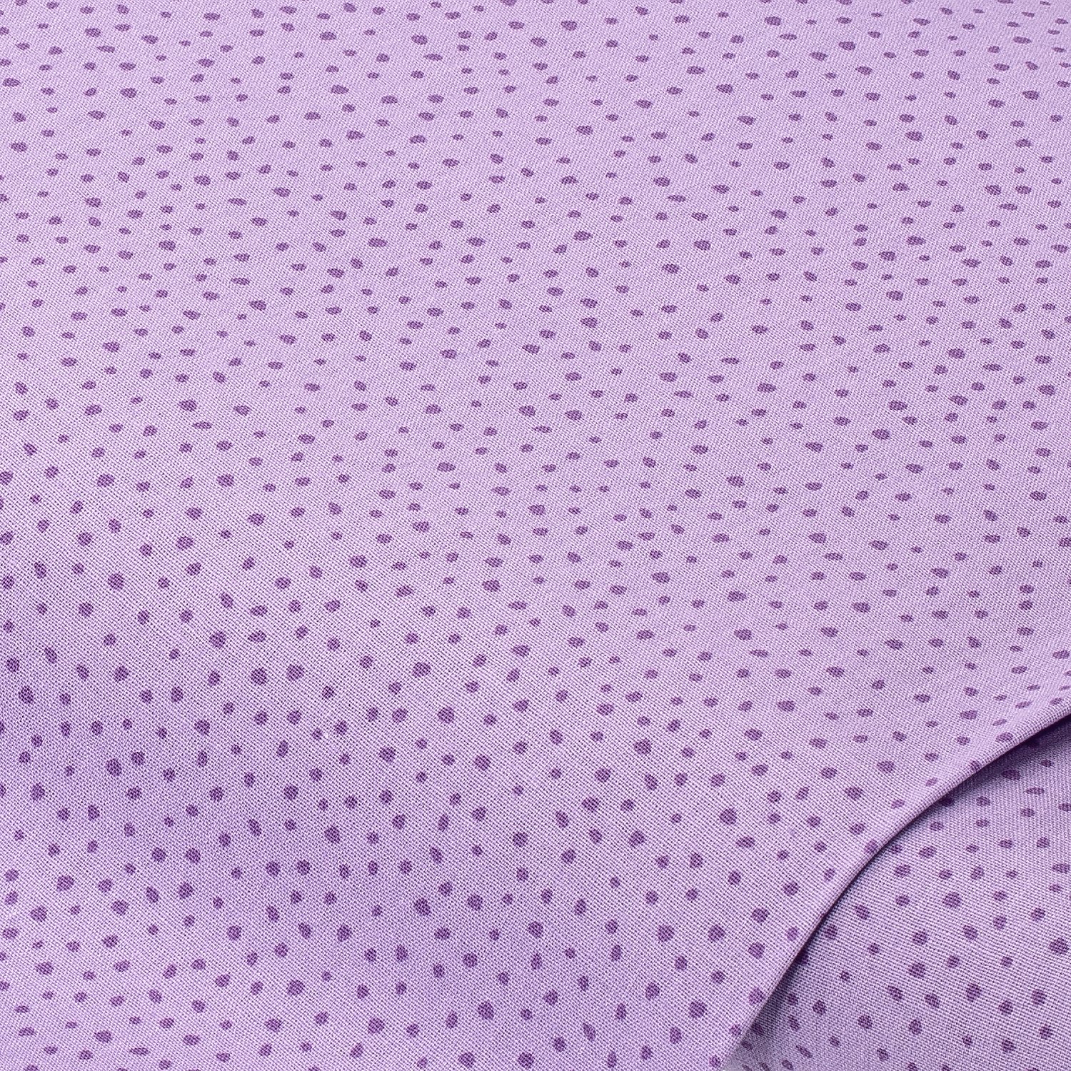 Baumwollstoff Tupfen „Sina“, flieder/lila