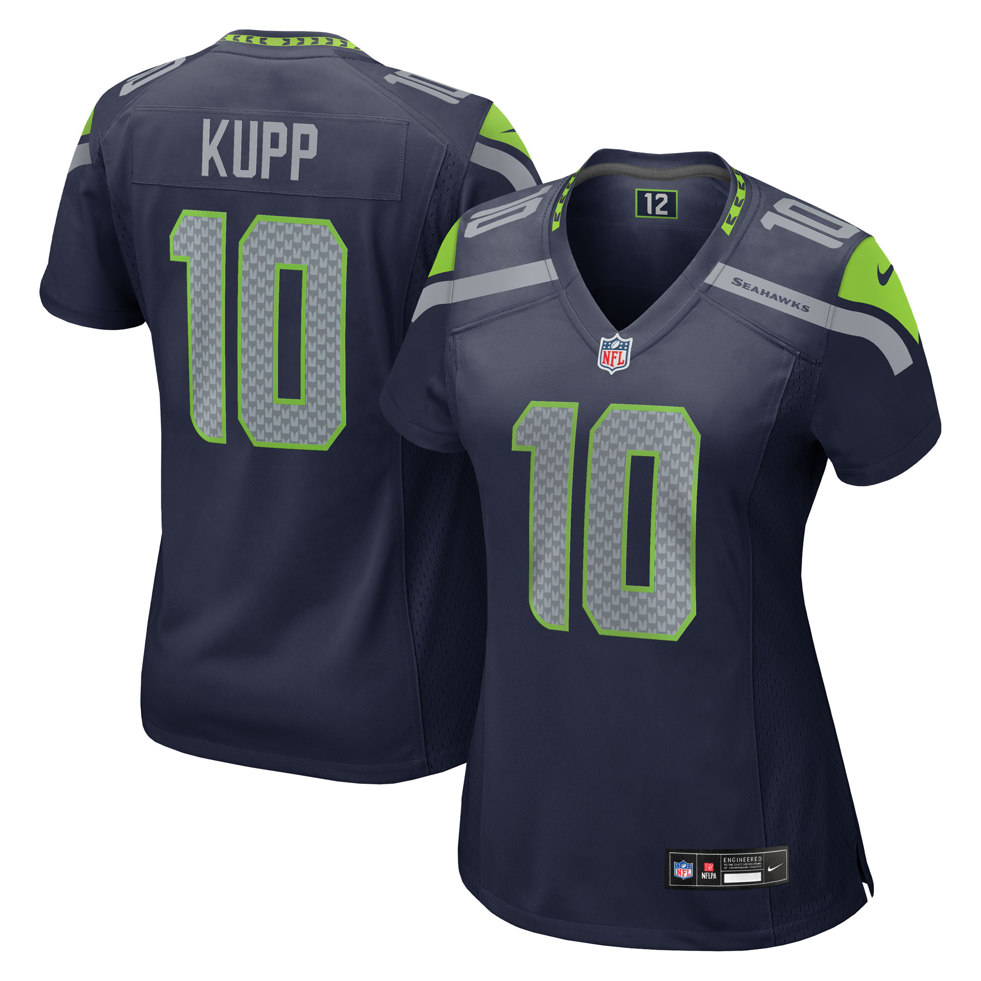 Nike Cooper Kupp College Damen-Spieltrikot der Seattle Seahawks in Marineblau Image