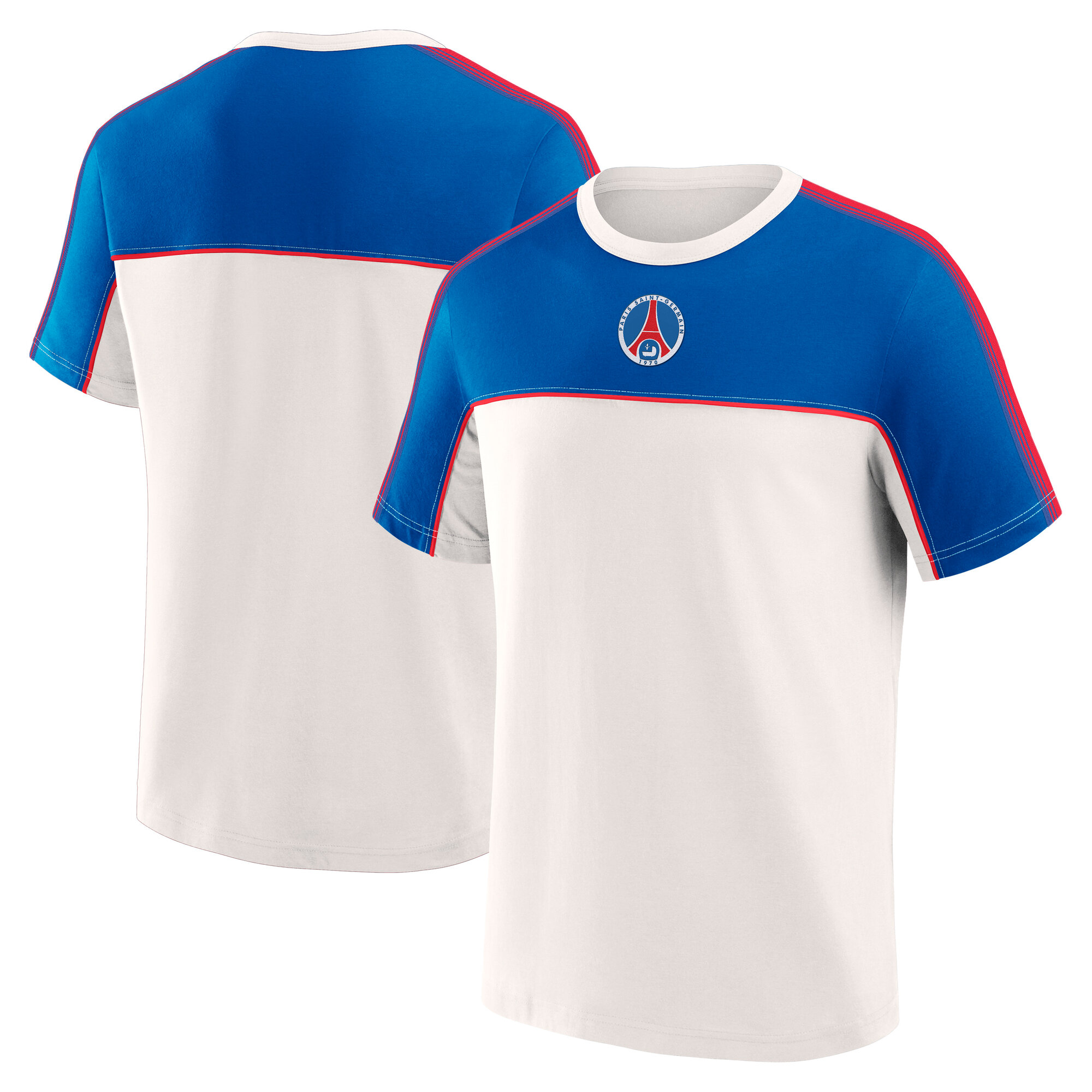 Paris Saint-Germain Retro-T-Shirt – Antikweiß – Herren Image