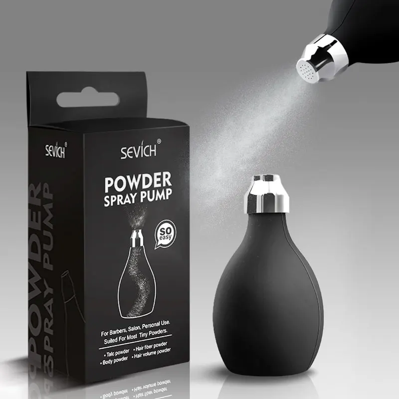 Sevich Hair Building Fiber Spray Spray Spray in gomma Applicatore per la perdita dei capelli Prodotto Spruzzatore Pompa spray per capelli Strumento per polvere di fibra per capelli