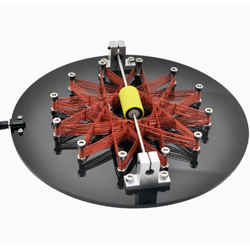 Elektromagnetisches Experiment, Magnetspule, Motor, Mittelschule, Labor, Lehrmittel, experimenteller Kupferdraht Image