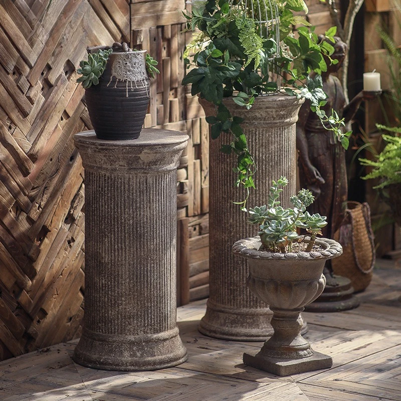 Gartenskulpturen Groot Retro Skulptur Luxus Kreative Vintage Ornamente Ästhetische Elegante Accessoires Gärten Dekorationen Image