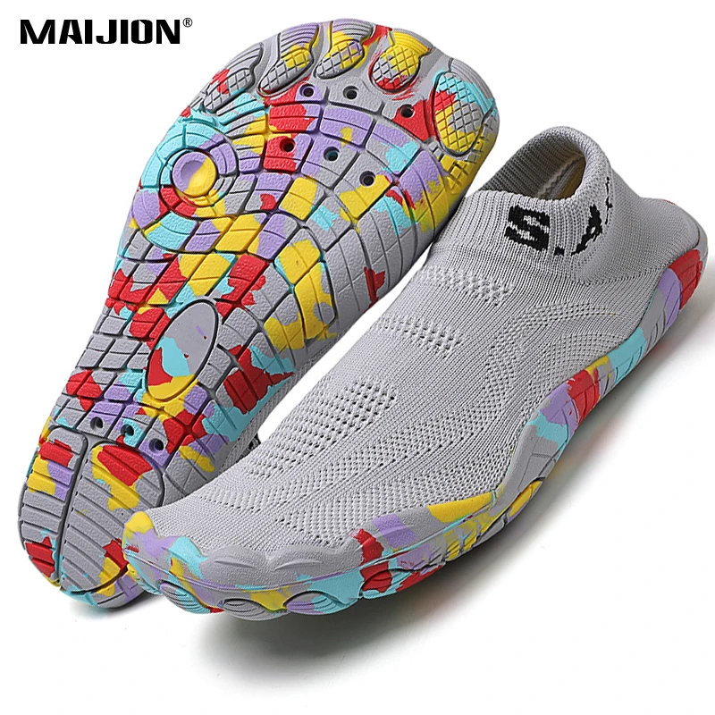 Atmungsaktive Gestrickte Männer Training Turnschuhe Frauen Elastische Nicht-slip Casual Sport Schuhe Slip-on Sport Schuhe Weiche Sohle fitness Yoga