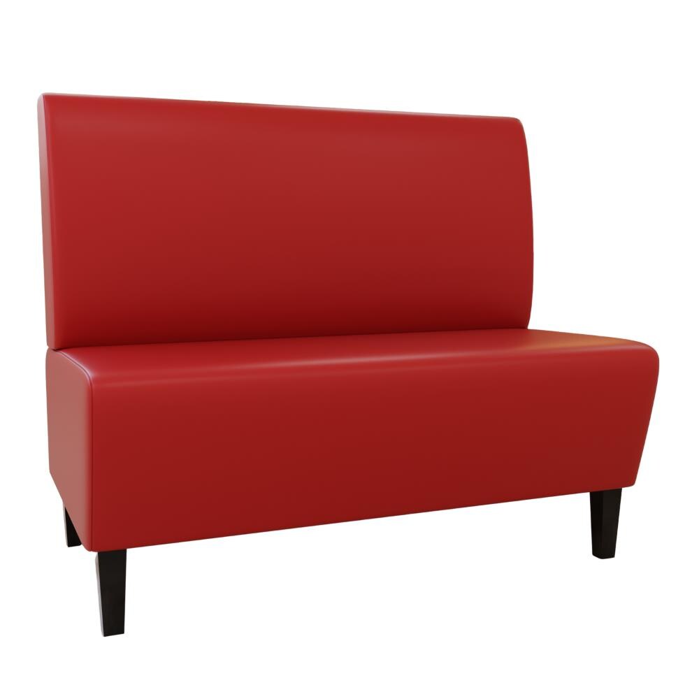 BIG Möbel GmbH Gastro Sitzbank Paris | 120 cm breit | Kunstleder Rot | Glatt | Dinerbank Image