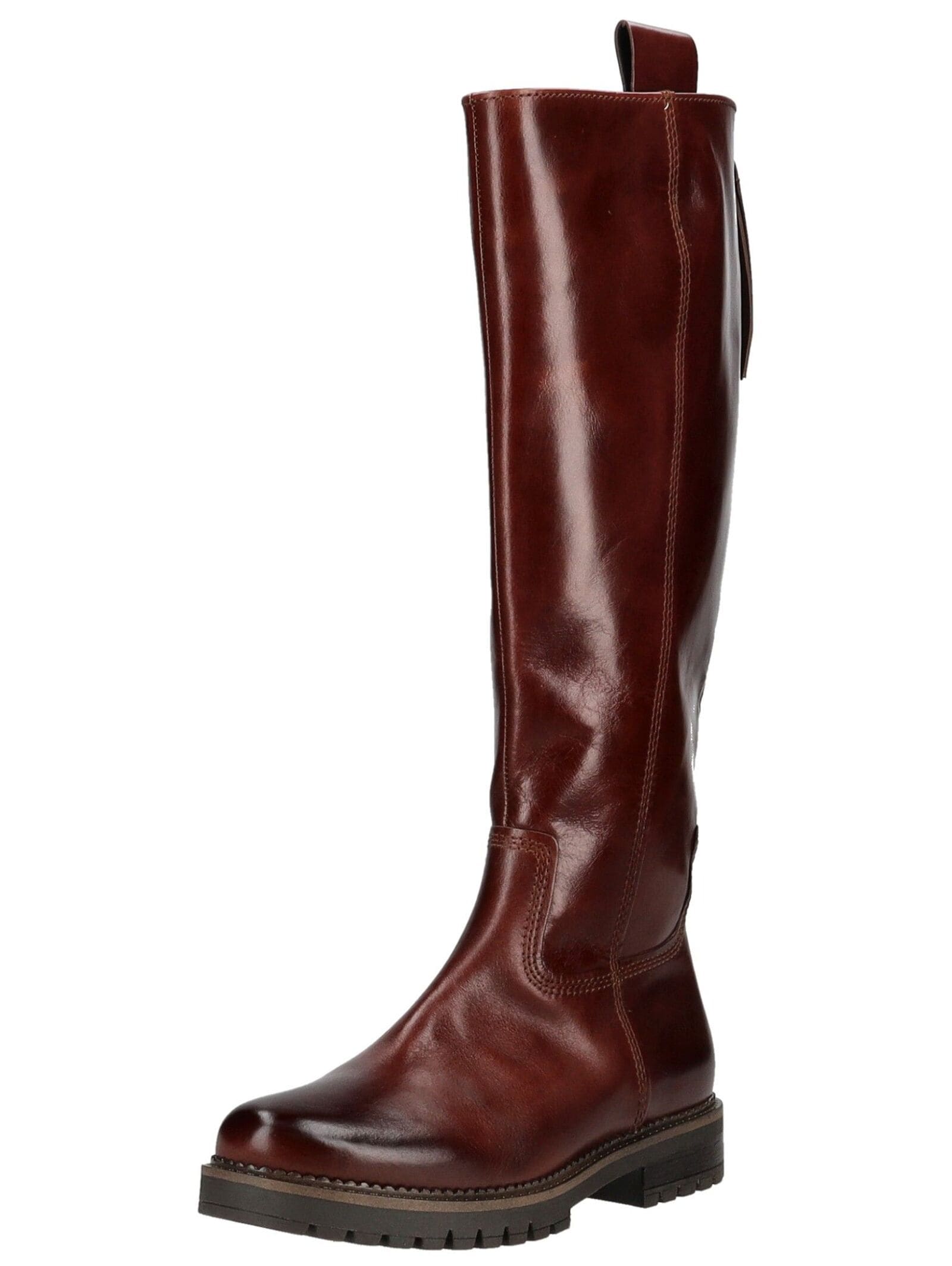 Stiefel GABOR COMFORT "Gabor Comfort Stiefel Nappaleder", Damen, Gr. 39, dunkelbraun, Nappaleder, Schuhe Stiefel