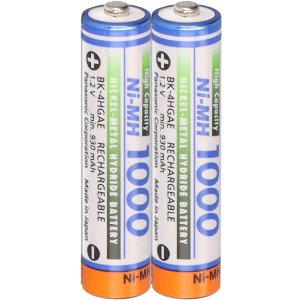 2x Panasonic AAA Akku´s Accu Ni-MH Micro 1,2V 1000mAh DECT Siemens Telefon Image