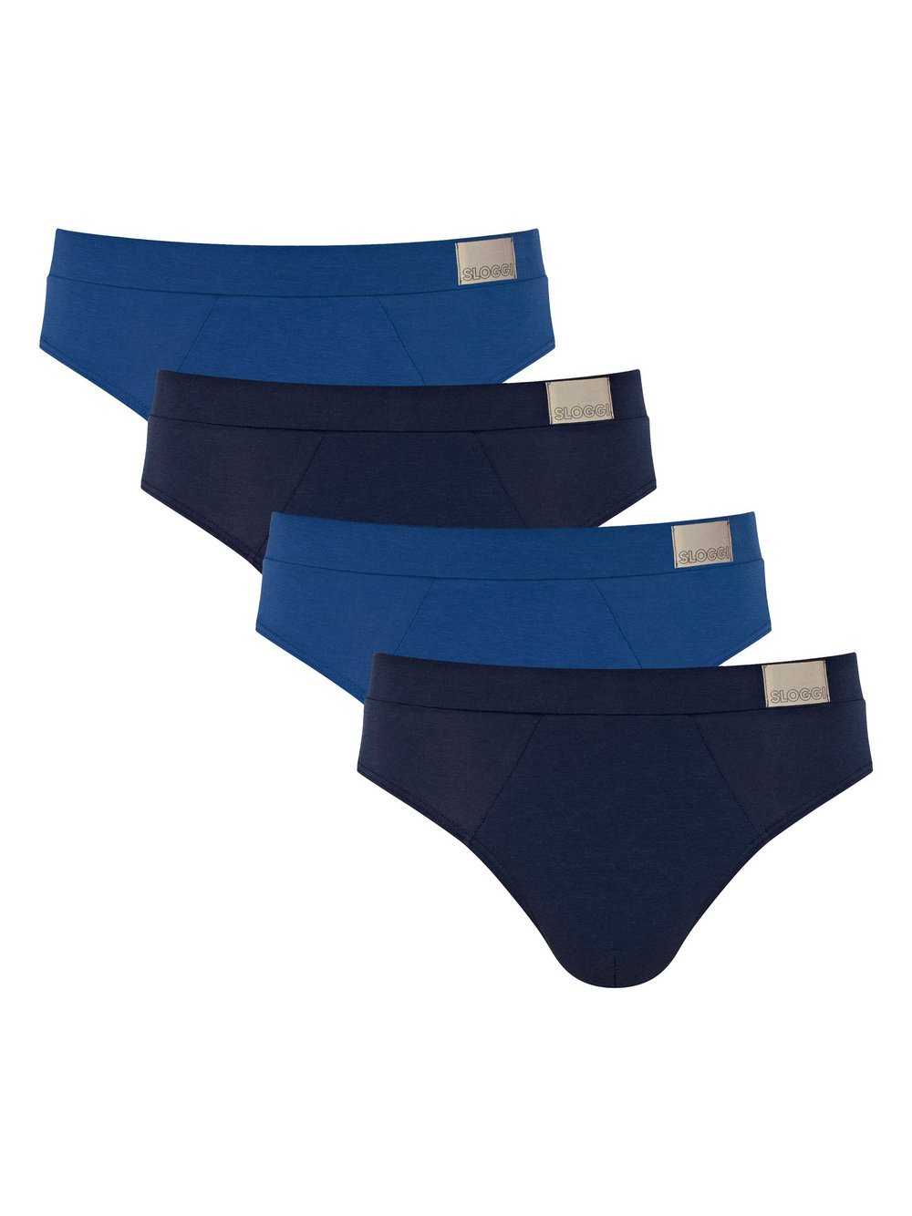 sloggi Slip 4er Pack Herren blau, L Image