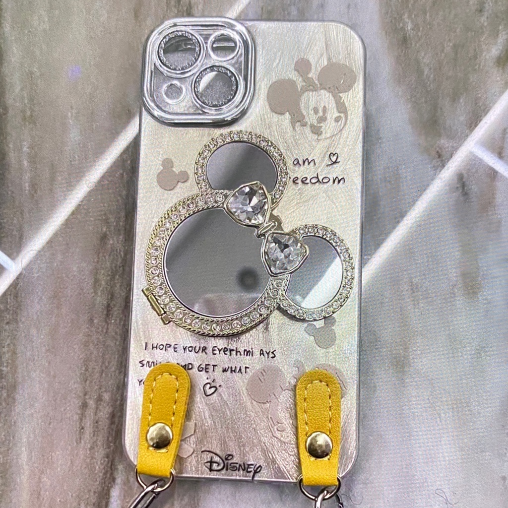 Disney Cell Phones & Accessories | Disney Silver And Gold Mickey Mouse Phone Case | Color: Silver | Size: Os