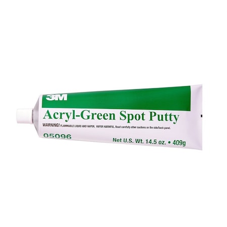 3M MMM5096 Acryl-Green Spot Putty 14.5Oz Tube,5096