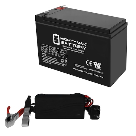 MIGHTY MAX BATTERY MAX3838561 12V 8AH Battery Replacement for Mighty Mule FM502