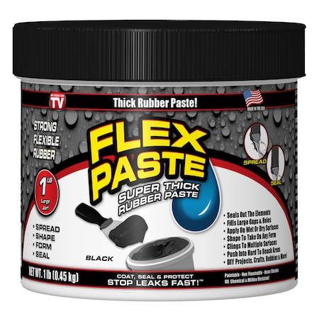 FLEX PASTEÖ PFSBLKR16 Flex Seal Family of Products Flex Paste Black Rubberized