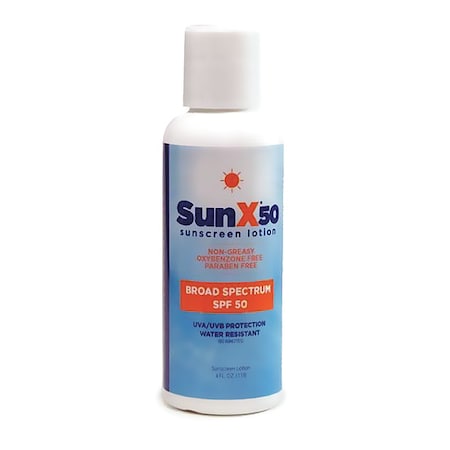 SUNX 18-905G Sunscreen,4 oz,Bottle,50 SPF - SUNX
