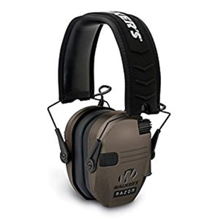 GSM GWP-RSEM-FDE GWP-RSEM-FDE Walkers Razor Slim Shooter Muff Headphone; Dark