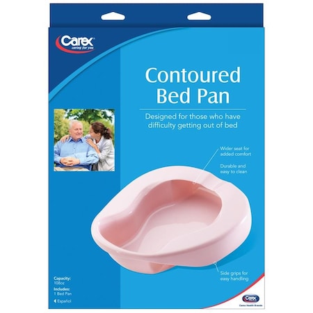 CAREX HEALTH BRANDS FGP70400 0000 Pink Bedpan 108 oz 1 pk