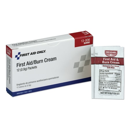 PHYSICIANSCARE 13-006 First Aid Kit Refill Burn Cream Packets, PK12