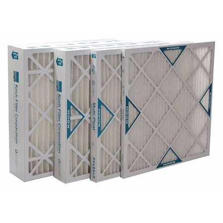 KOCH FILTER 102-101-049 20x22x1 Pleated Air Filter, High Capacity, MERV 13