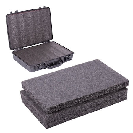 5S SUPPLIES PEL-1470-BLK Replacement ECONO FOAM for Pelican 1470 Protector Case